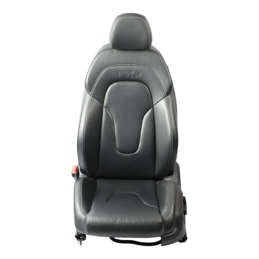 Front Left N/S Heated Electric Leather Soul Black to Audi TTS 8J Coupe Sport Seat with Part number 8J8881805AL Audi TTS 8J Coupe Sport Seat Front Left N/S Heated Electric Leather Soul Black - SKU 8J8881805AL-1 - Part number 8J8881805AL