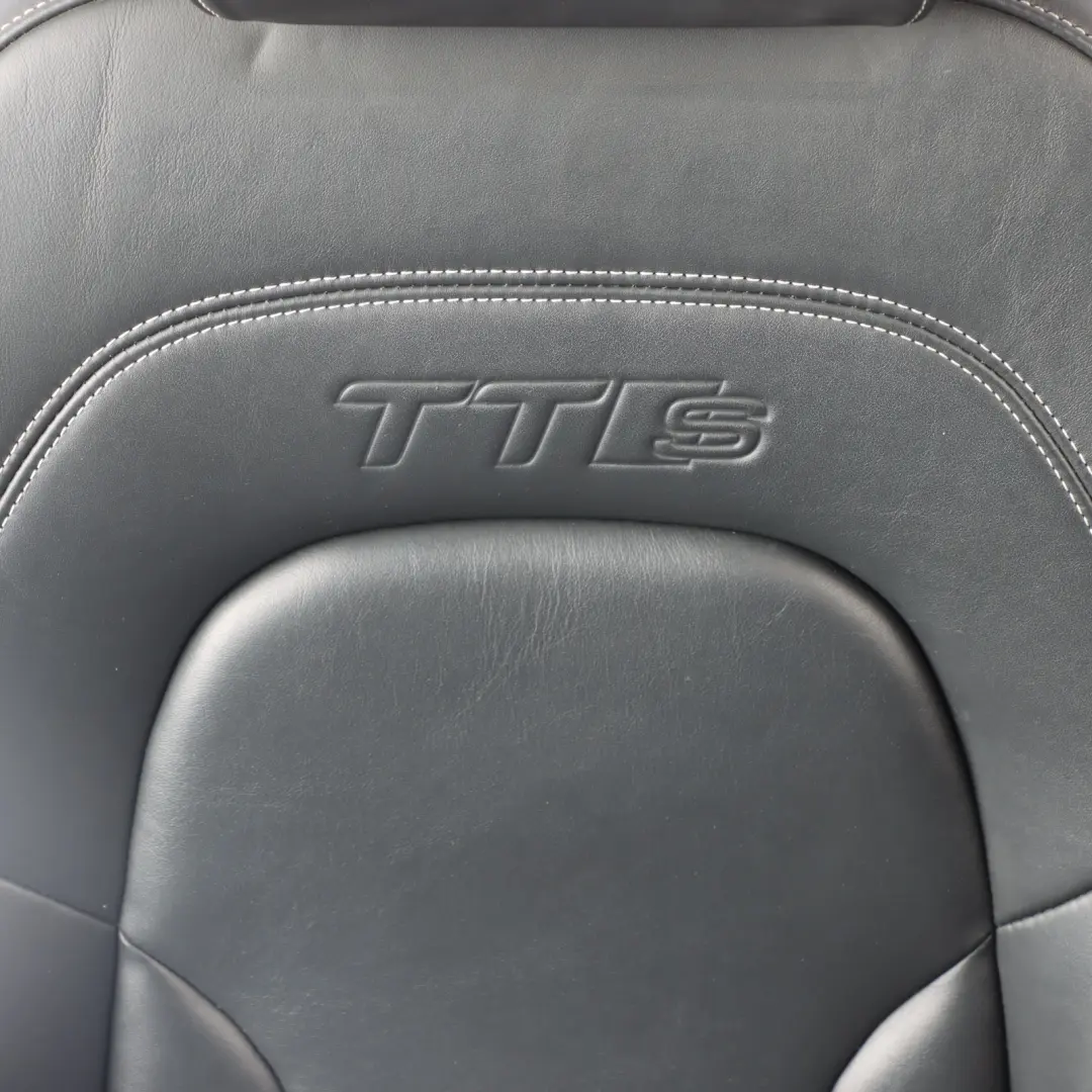 Audi TTS 8J Coupe Sport Seat Front Left N/S Heated Electric Leather Soul Black - SKU 8J8881805AL-1 - Part number 8J8881805AL