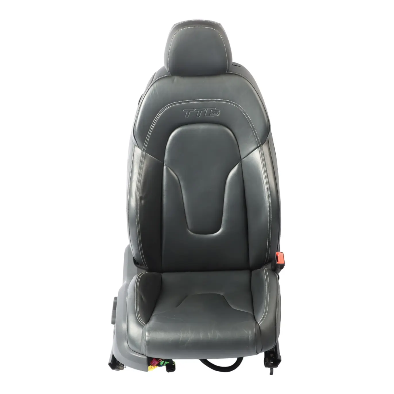 Audi TTS 8J Coupe Sport Seat Front Right O/S Heated Electric Leather Soul Black