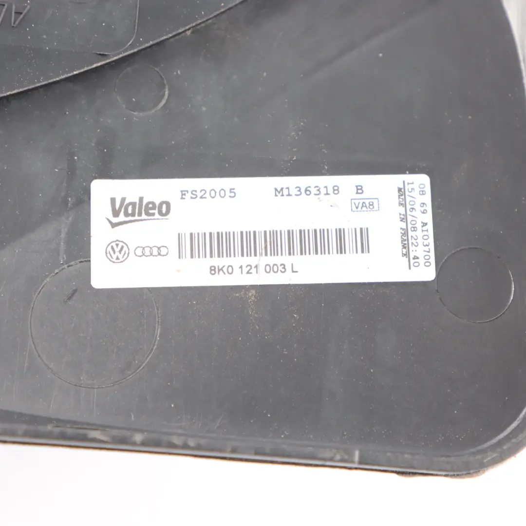 Audi A4 B8 Q5 8R Raffreddamento Motore Radiatore Ventola Pannello - SKU 8K0121003L - Numero di parte 8K0121003L