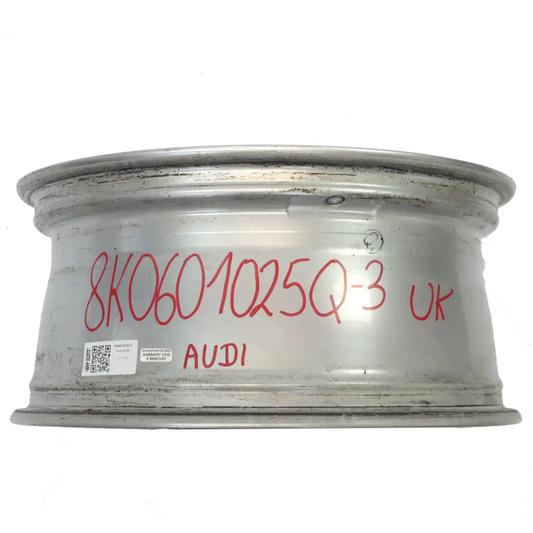 Audi A4 B8 8K Silver Wheel Alloy Rim 18" ET:47 8J Star Spoke - SKU 8K0601025Q-3 - Part number 8K0601025Q