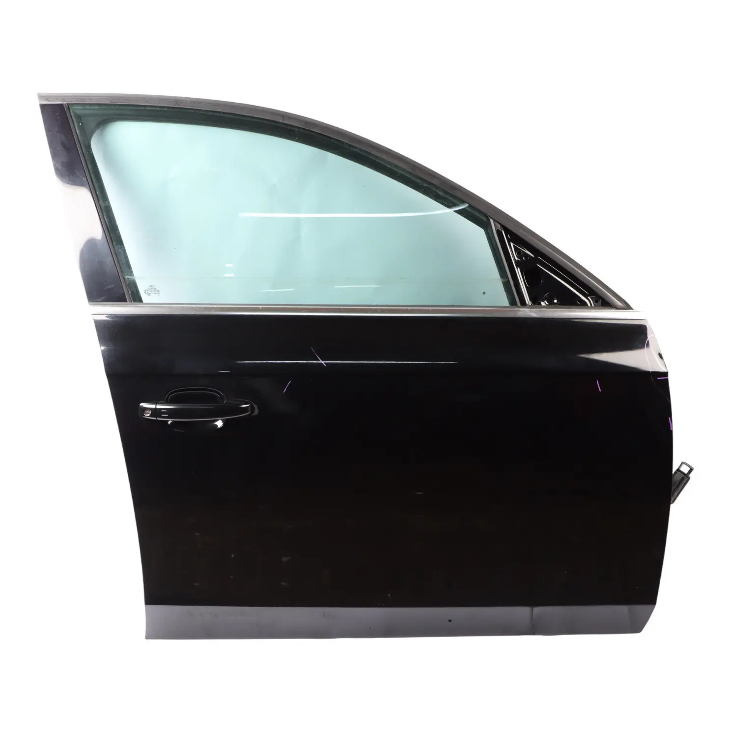 Audi A4 B8 Front Door Right O/S Brilliant Black Metallic - LY9B