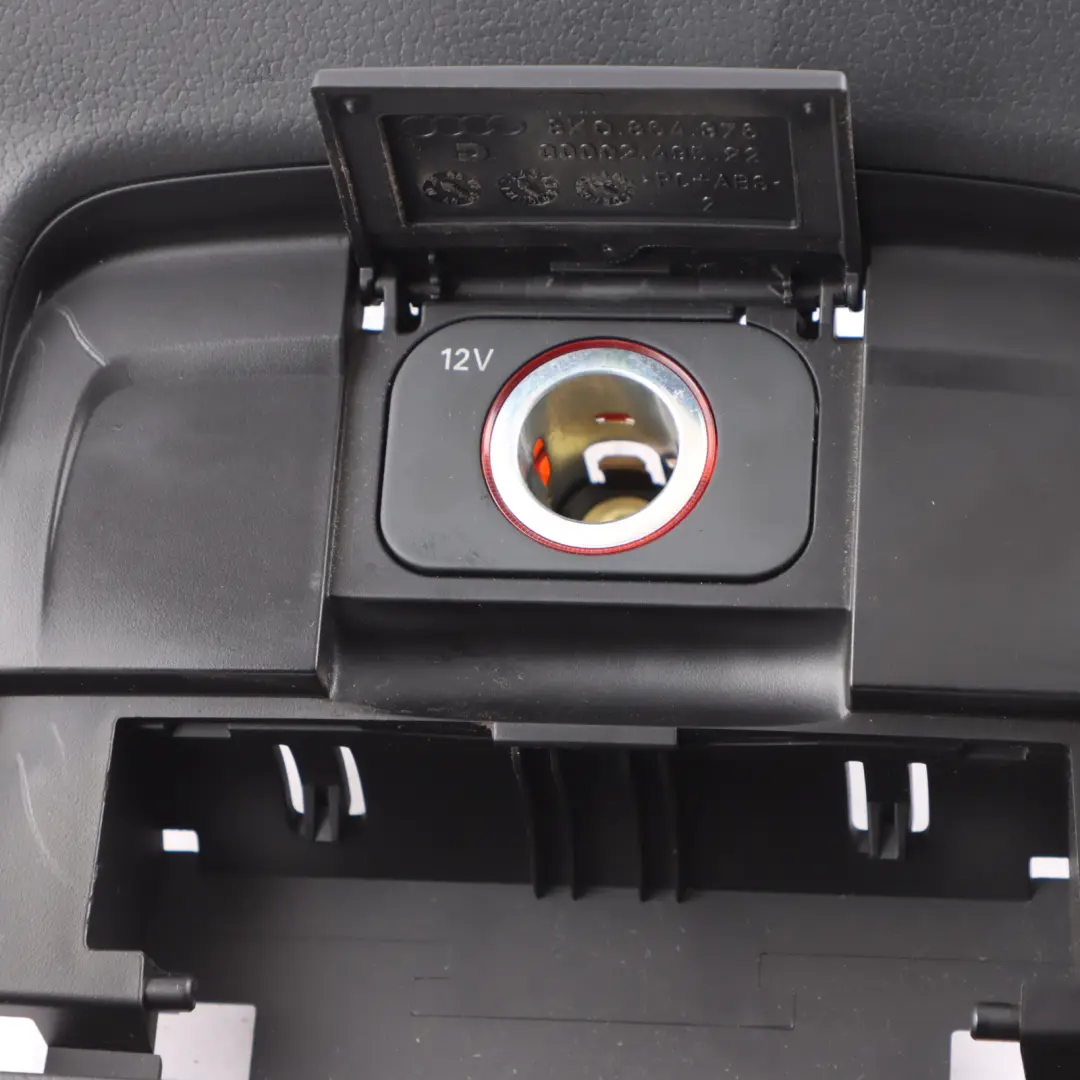 Audi A4 B8 Power Port Socket Outlet Cigarette Lighter 12V Panel Cover - SKU 8K0864376 - Part number 8K0864376