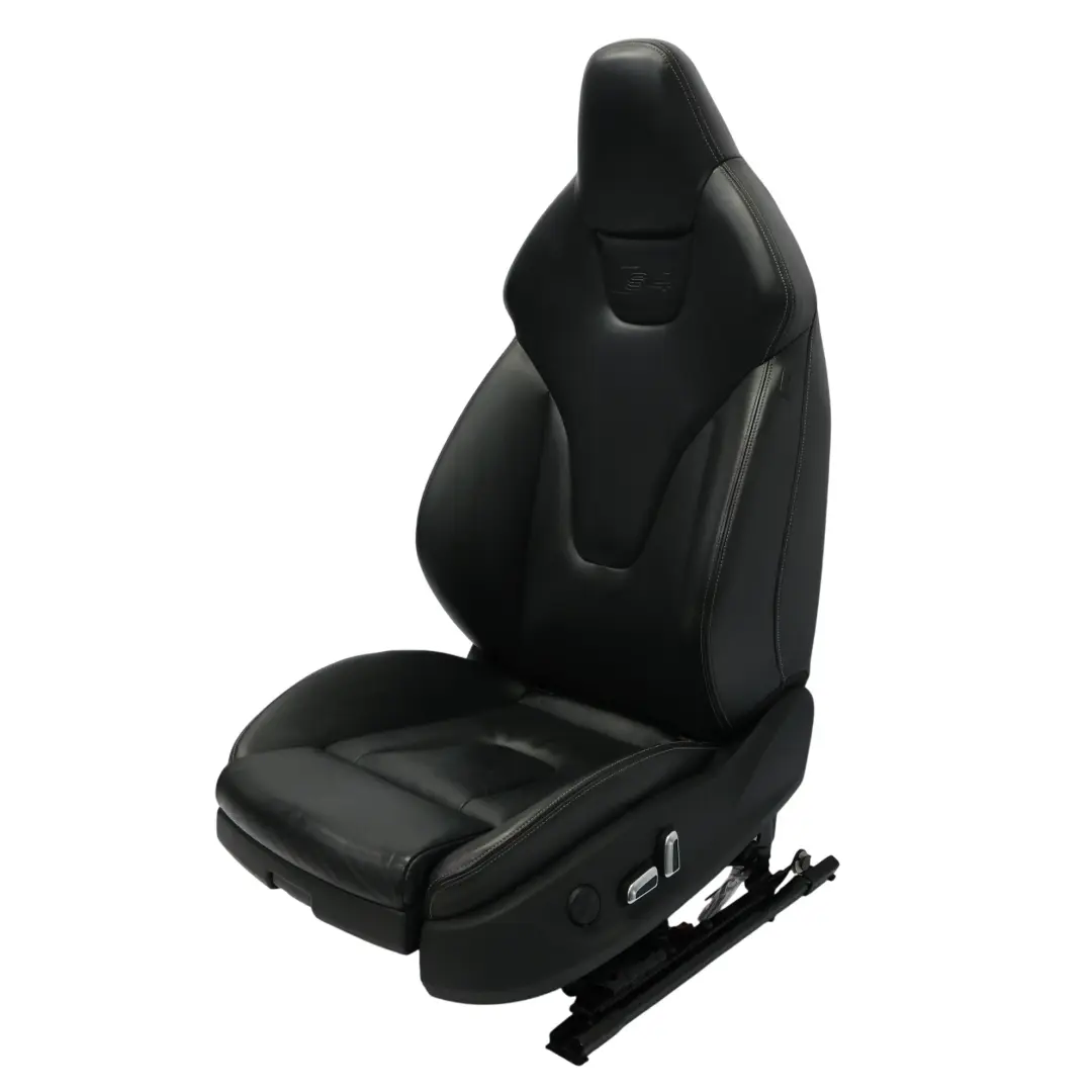 Audi S4 B8 8K Sportsitz Vorne Links Beheizt Leder Seele Schwarz Titan Grau - SKU 8K0881805CG-1 - Teilenummer 8K0881805CG