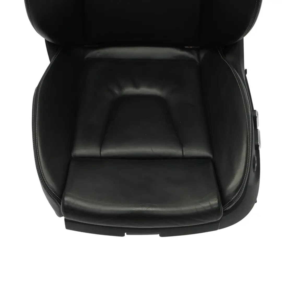 Audi S4 B8 8K Fotel Sport Przedni Lewy Przód Grzany Skórzany Czarny - SKU 8K0881805CG-1 - Numer Części 8K0881805CG