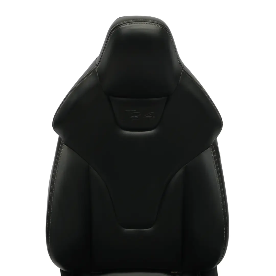 Audi S4 B8 8K Fotel Sport Przedni Lewy Przód Grzany Skórzany Czarny - SKU 8K0881805CG-1 - Numer Części 8K0881805CG