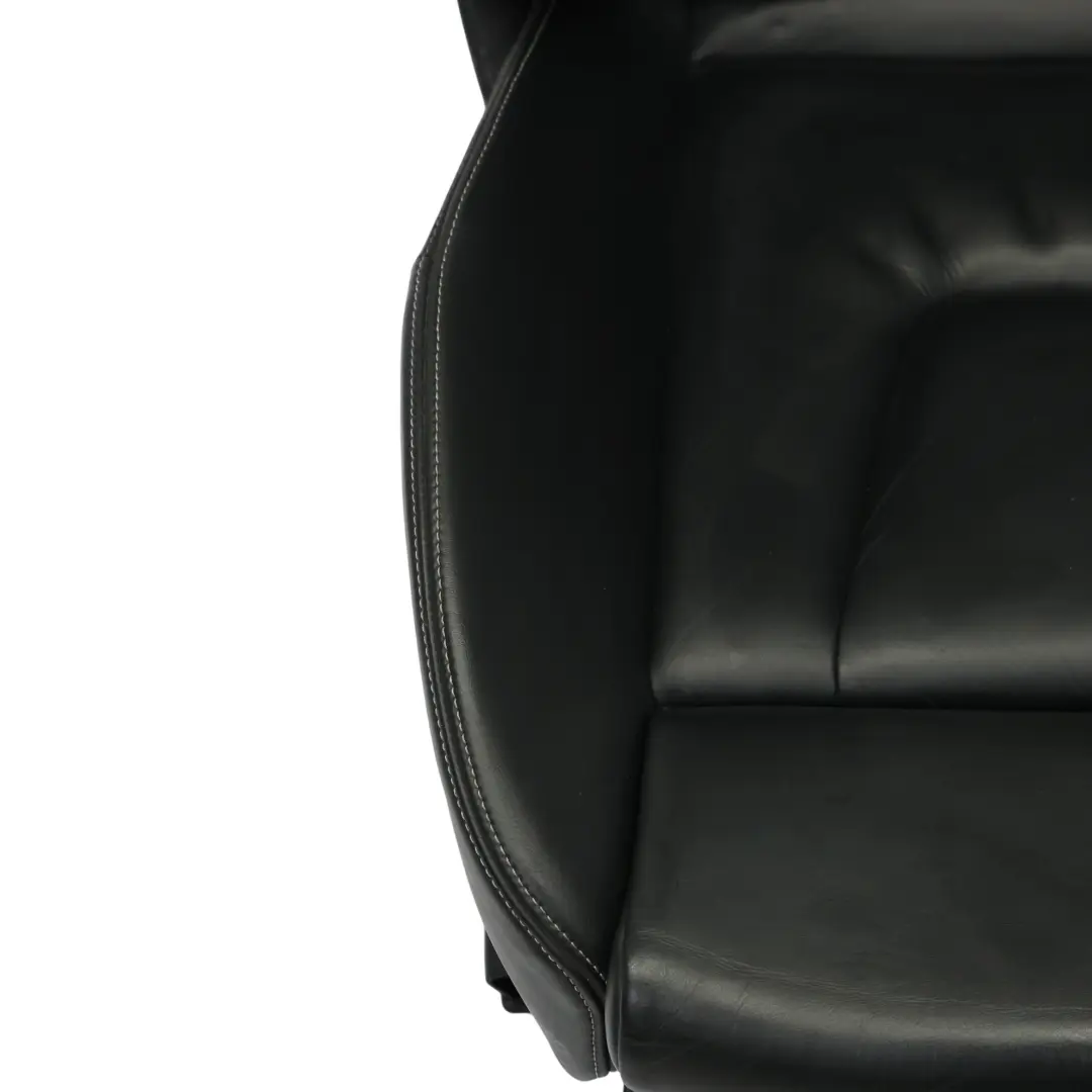 Audi S4 B8 8K Fotel Sport Przedni Lewy Przód Grzany Skórzany Czarny - SKU 8K0881805CG-1 - Numer Części 8K0881805CG