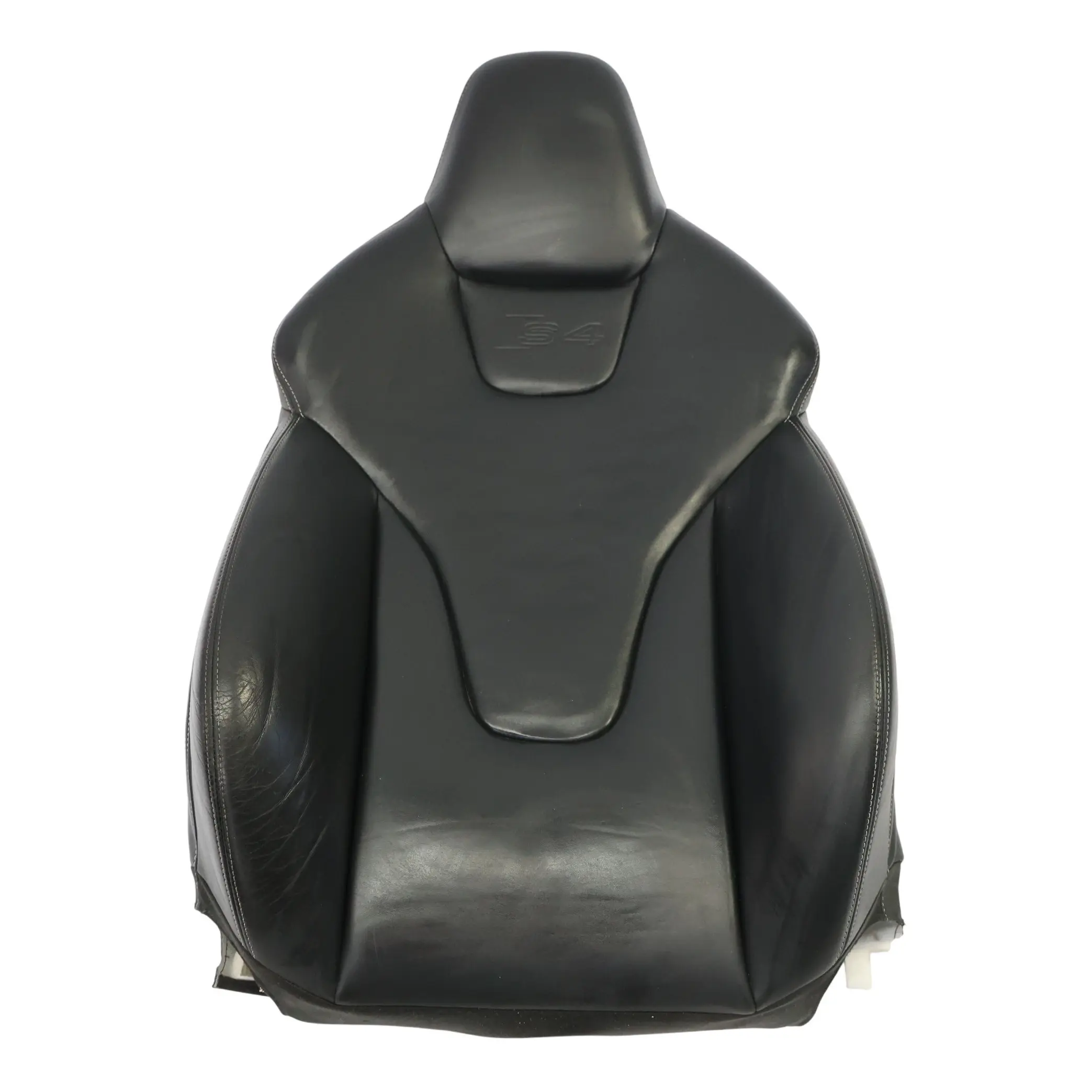 Audi S4 B8 Sport Front Seat Backrest S-Line Heated Panel Right O/S Black Leather