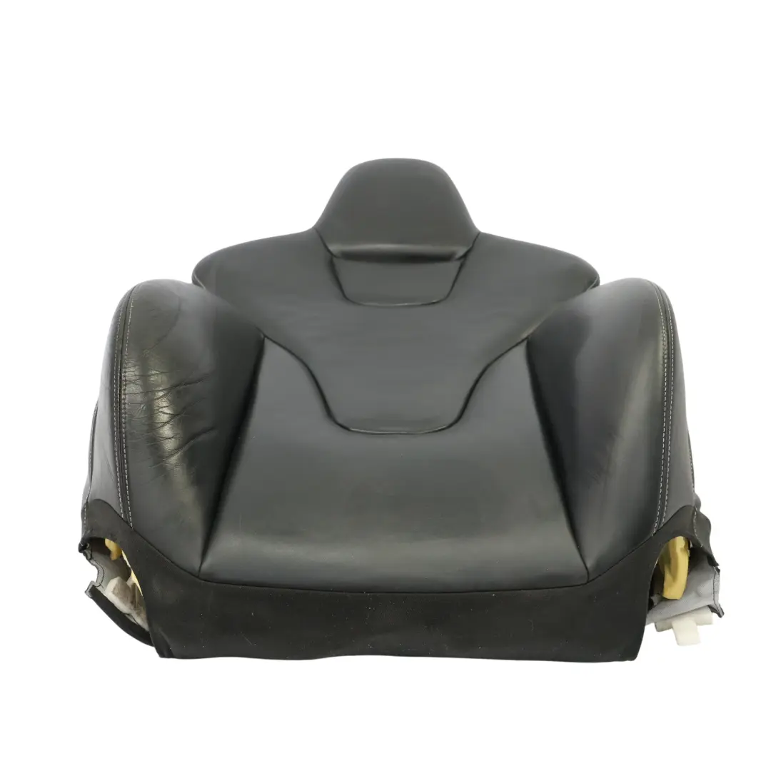 Audi S4 B8 Sport Front Seat Backrest S-Line Heated Panel Right O/S Black Leather - SKU 8K0881806CG - Part number 8K0881806CG