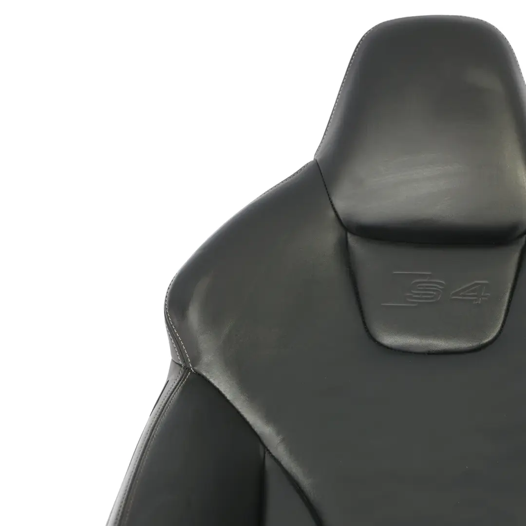 Siège Avant Dossier S-Line Panneau Chauffant Droit Cuir Noir Audi S4 B8 Sport - SKU 8K0881806CG - Numéro de pièce 8K0881806CG