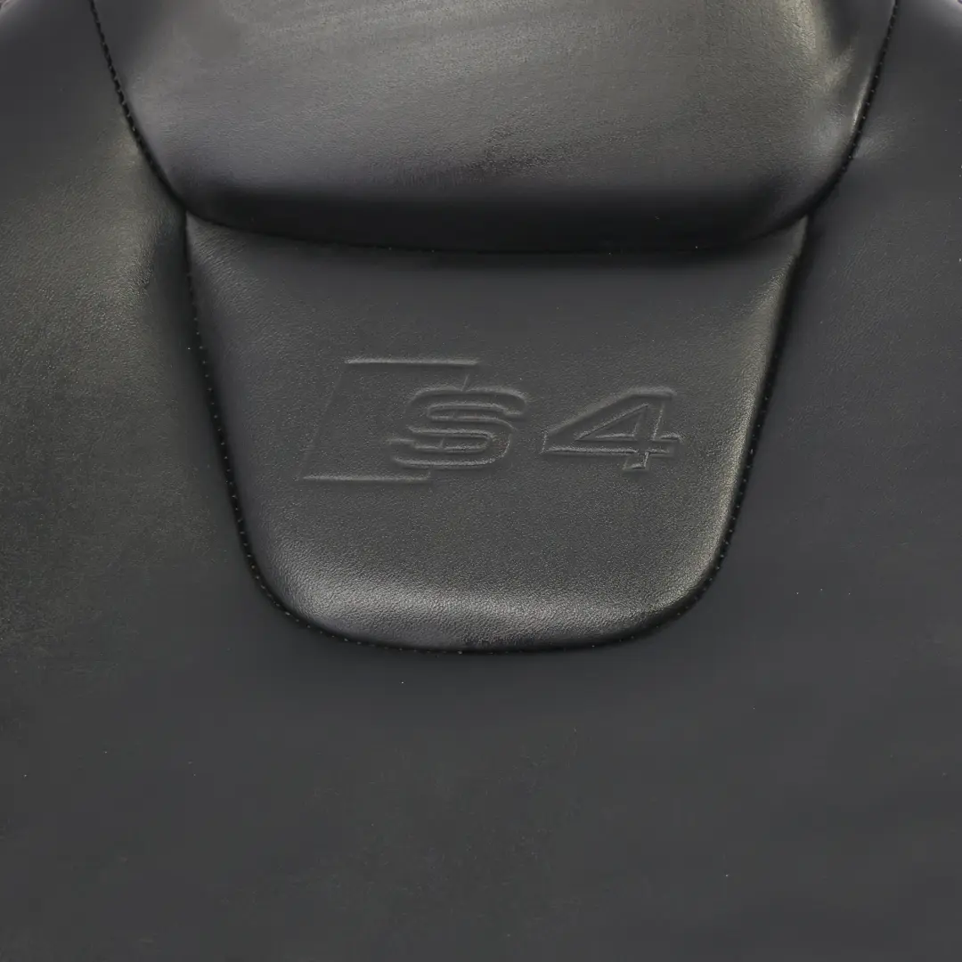 Audi S4 B8 Sport Front Seat Backrest S-Line Heated Panel Right O/S Black Leather - SKU 8K0881806CG - Part number 8K0881806CG