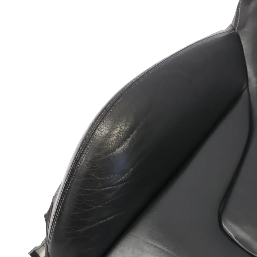 Audi S4 B8 Sport Front Seat Backrest S-Line Heated Panel Right O/S Black Leather - SKU 8K0881806CG - Part number 8K0881806CG