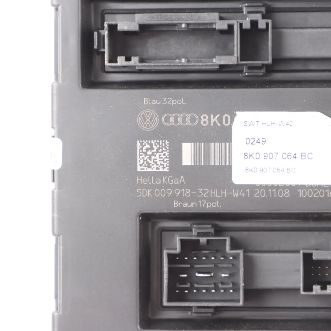 Audi A4 B8 Body Control Comfort Unit Module BCM Convenience Unit ECU - SKU 8K0907064BC - Part number 8K0907064BC