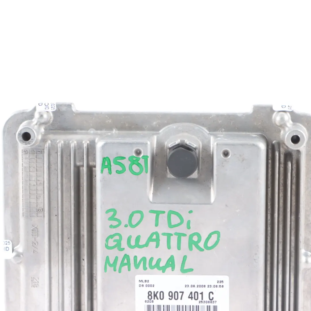 CCWA Quattro 240HP Engine Control ECU Manual to Audi A5 8T 3.0 TDI with Part number 8K0907401C Audi A5 8T 3.0 TDI CCWA Quattro 240HP Engine Control ECU Manual - SKU 8K0907401C - Part number 8K0907401C