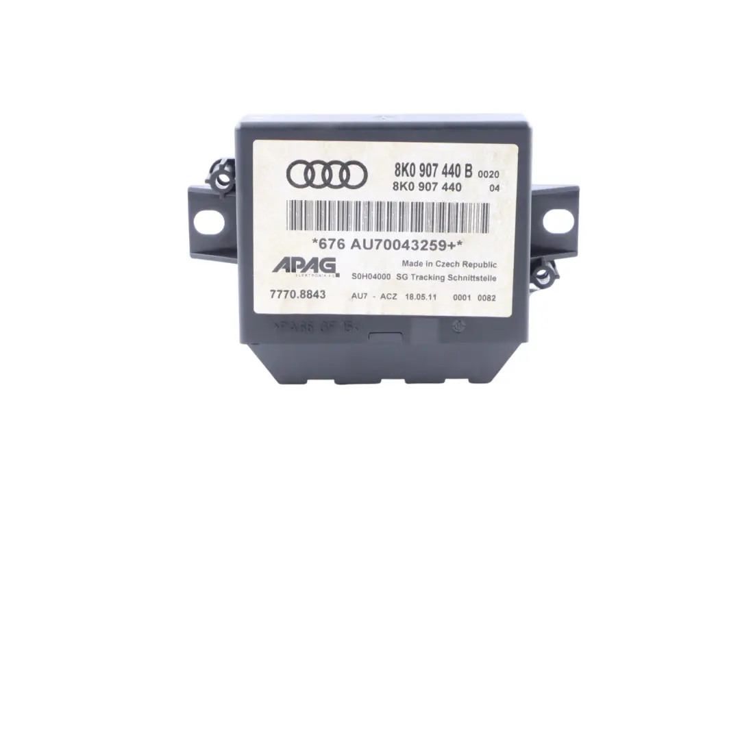 Audi A4 B8 A5 8T GPS Tracking Location System Control Unit Module 4H0907440 - SKU 8K0907440B - Part number 8K0907440B