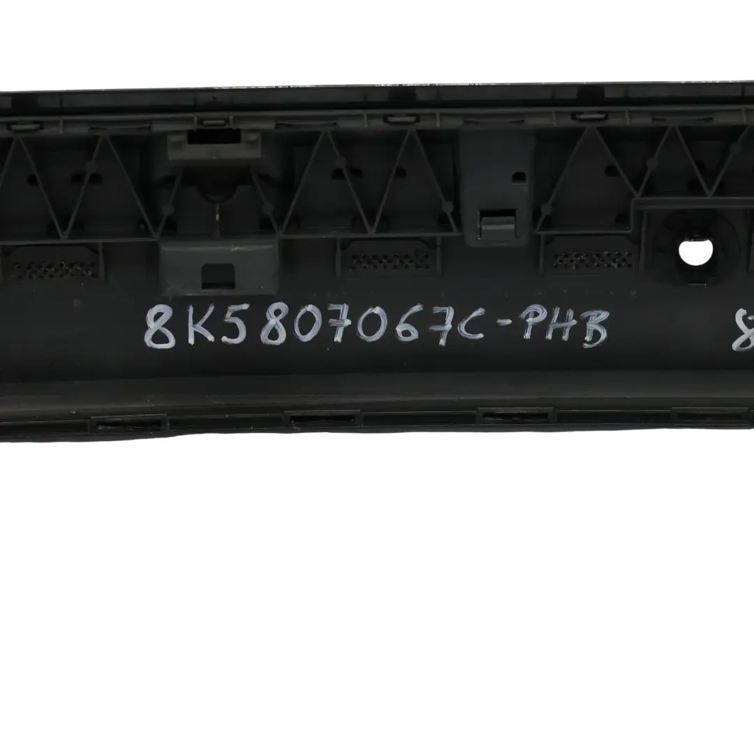 Rear Bumper Audi S4 B8 Rear Trim Panel Covering Phantom Black - LZ9Y - SKU 8K5807067C-PHB - Part number 8K5807067C