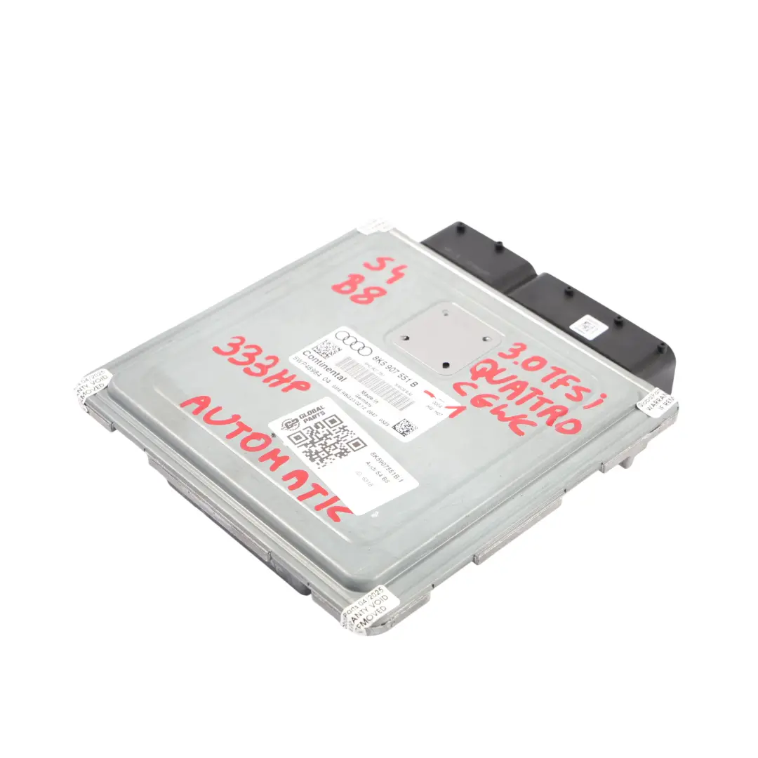 Audi S4 B8 3.0 TFSI CGWC 333HP Quattro Engine Control Module ECU Kit - SKU 8K5907551B-1 - Part number 8K5907551B