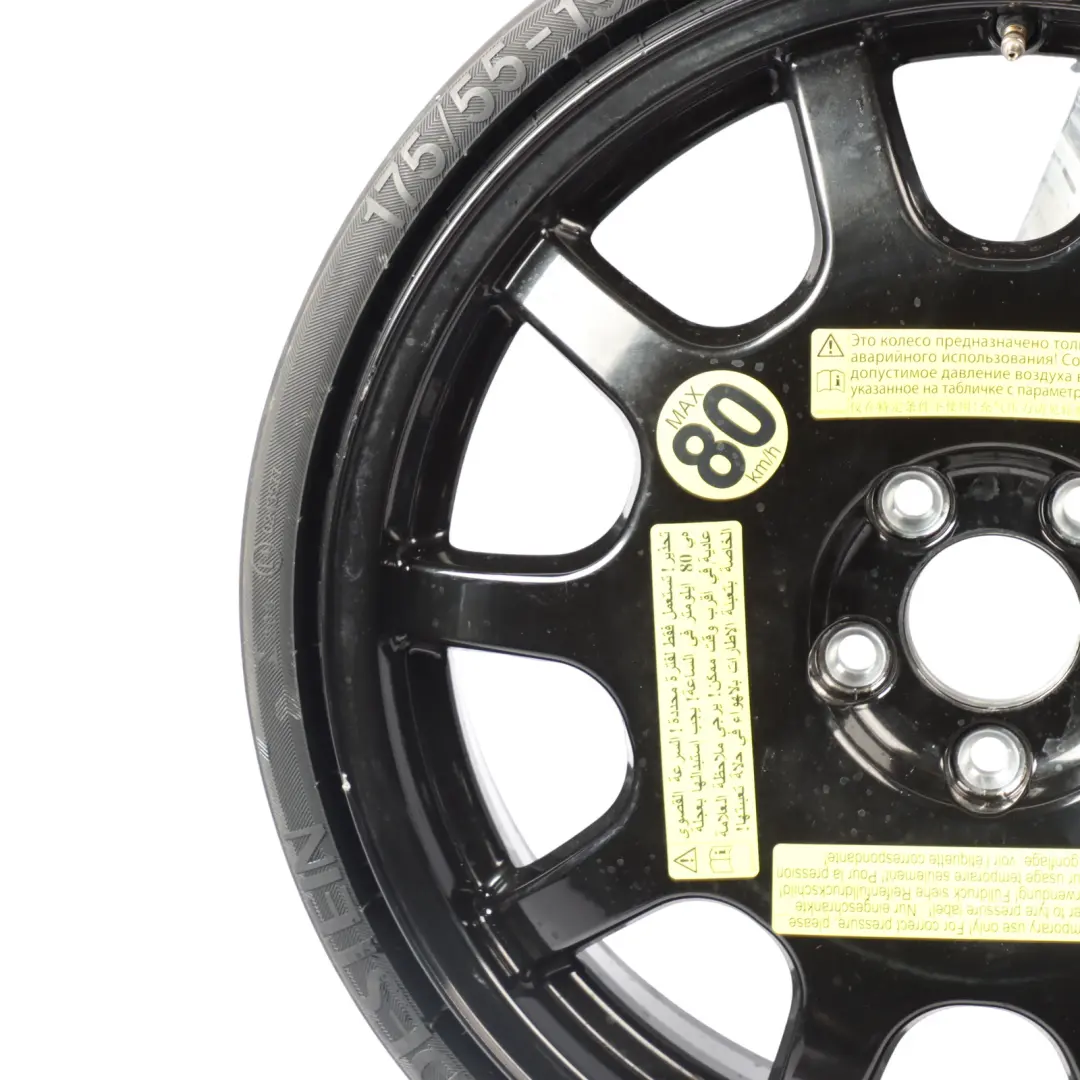 Audi A4 B8 Allroad Spare Wheel Wheel Steel 6J Space Saver 175/55 R19 - SKU 8K9601011H - Part number 8K9601011H
