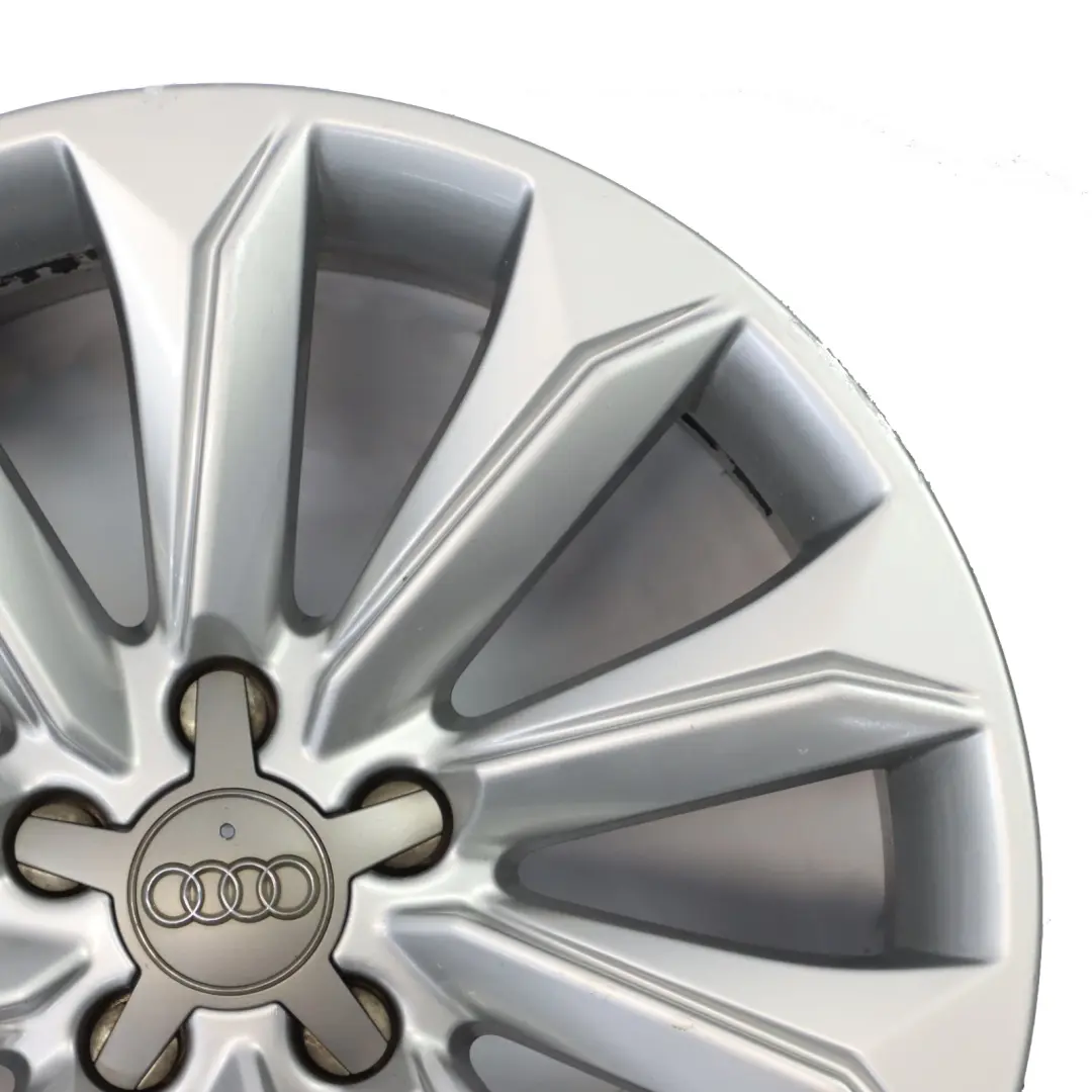 Argento Cerchio In Lega 18" 8J ET:26 Multi Spoke per Audi A4 B8 con numero di parte 8K9601025A Audi A4 B8 Argento Cerchio In Lega 18" 8J ET:26 Multi Spoke - SKU 8K9601025A-1 - Numero di parte 8K9601025A