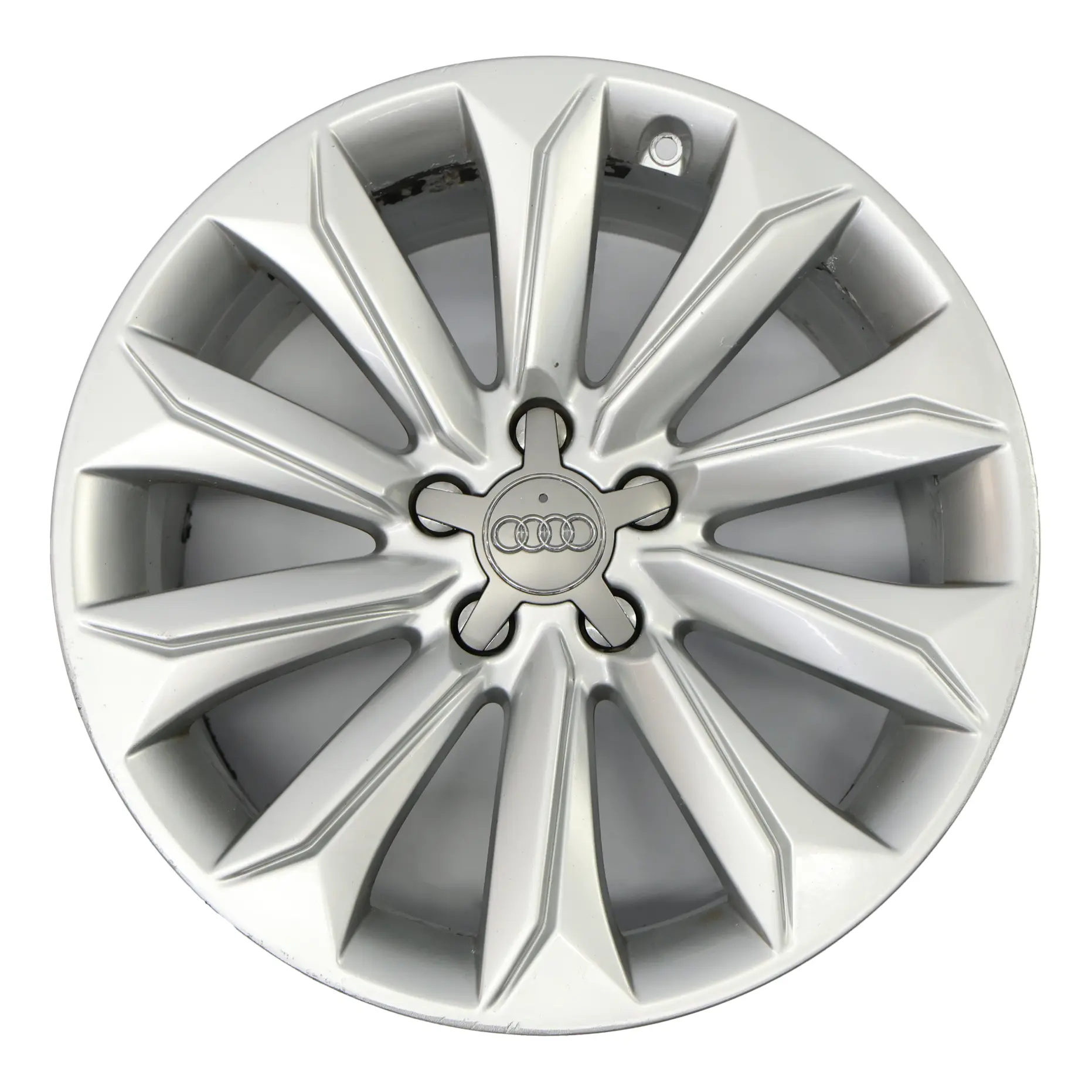 Audi A4 B8 8K Silver Wheel Alloy Rim 18" 8J ET:26 Multi Spoke 8K9601025A
