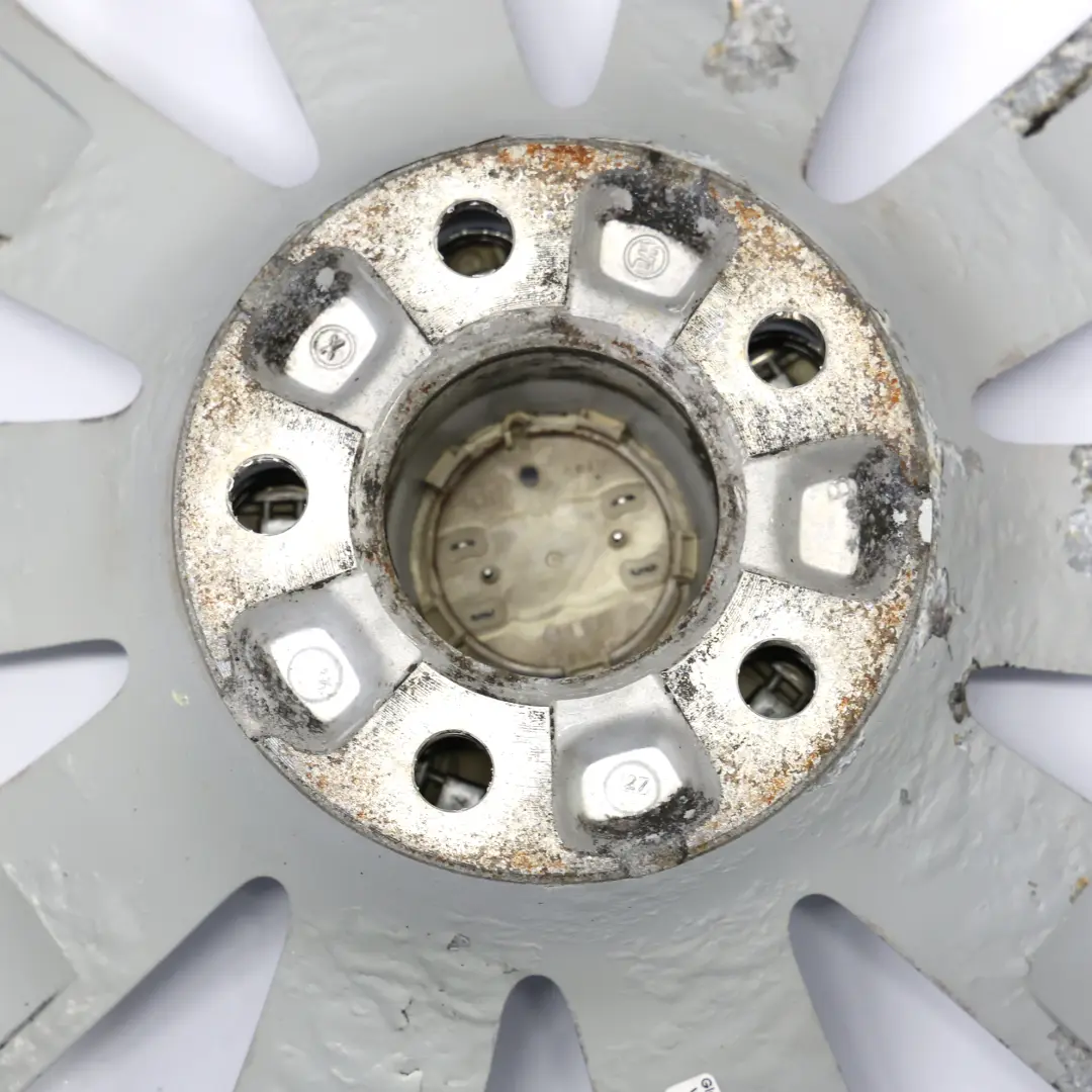 Audi A4 B8 8K Silver Wheel Alloy Rim 18" 8J ET:26 Multi Spoke - SKU 8K9601025A-2 - Part number 8K9601025A