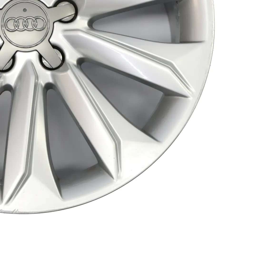 8K Srebrna Felga Aluminiowa Alufelga 18" 8J ET:26 do Audi A4 B8 o numerze 8K9601025A Audi A4 B8 8K Srebrna Felga Aluminiowa Alufelga 18" 8J ET:26 - SKU 8K9601025A-2 - Numer Części 8K9601025A