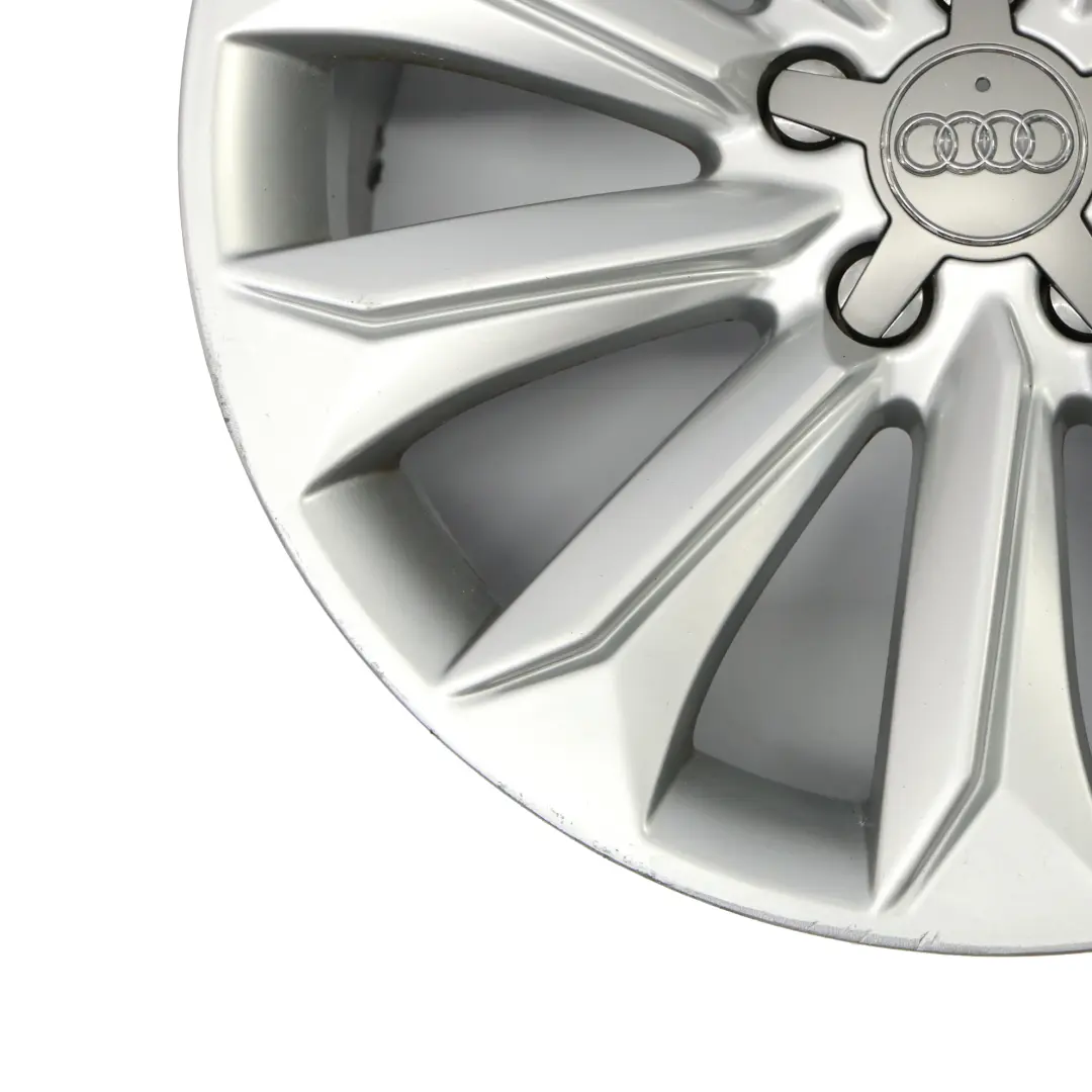 Audi A4 B8 8K Jante Alliage Argent 18" 8J ET:26 Multi Rayons - SKU 8K9601025A-2 - Numéro de pièce 8K9601025A
