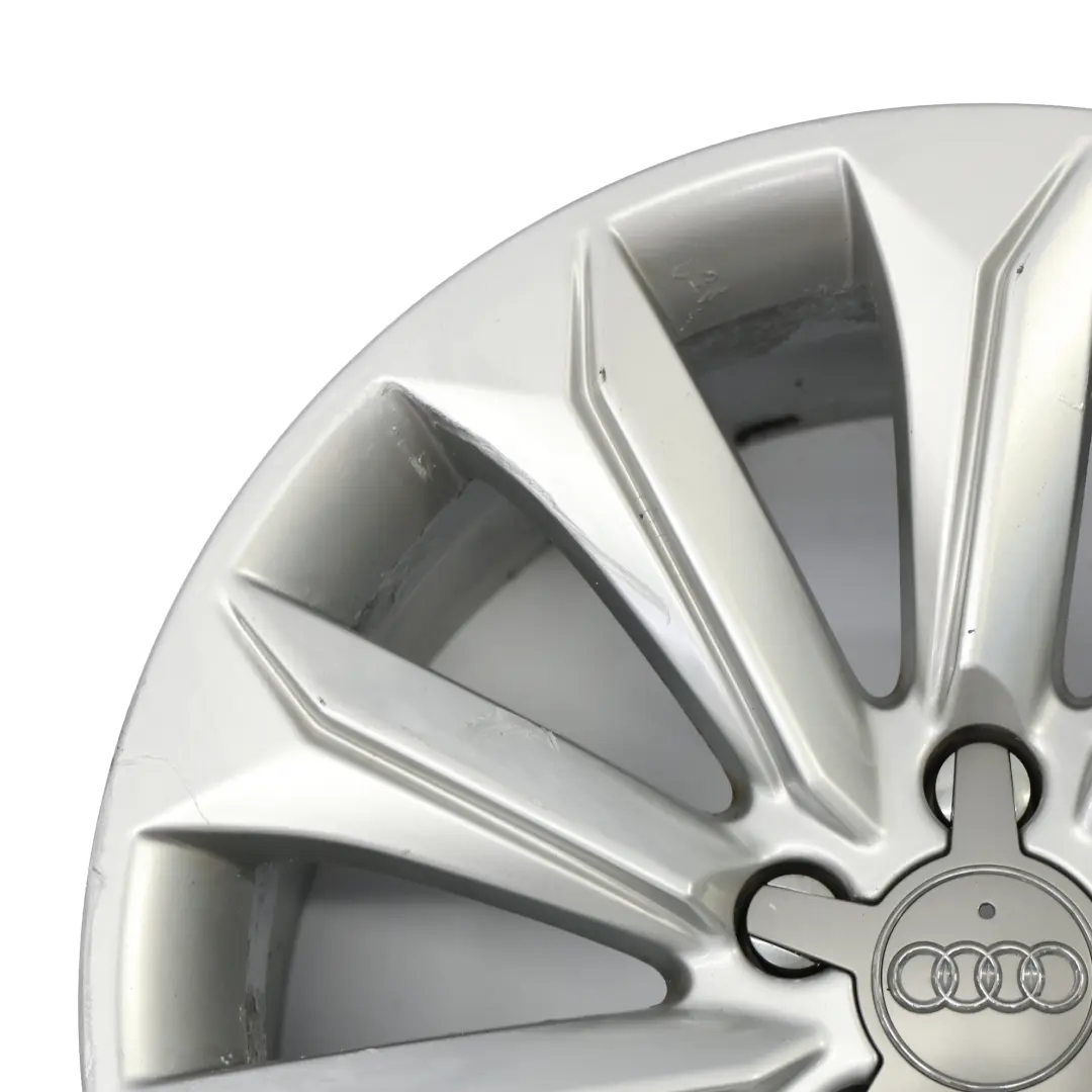 8K Silver Wheel Alloy Rim 18" 8J ET:26 Multi Spoke to Audi A4 B8 with Part number 8K9601025A Audi A4 B8 8K Silver Wheel Alloy Rim 18" 8J ET:26 Multi Spoke - SKU 8K9601025A-3 - Part number 8K9601025A