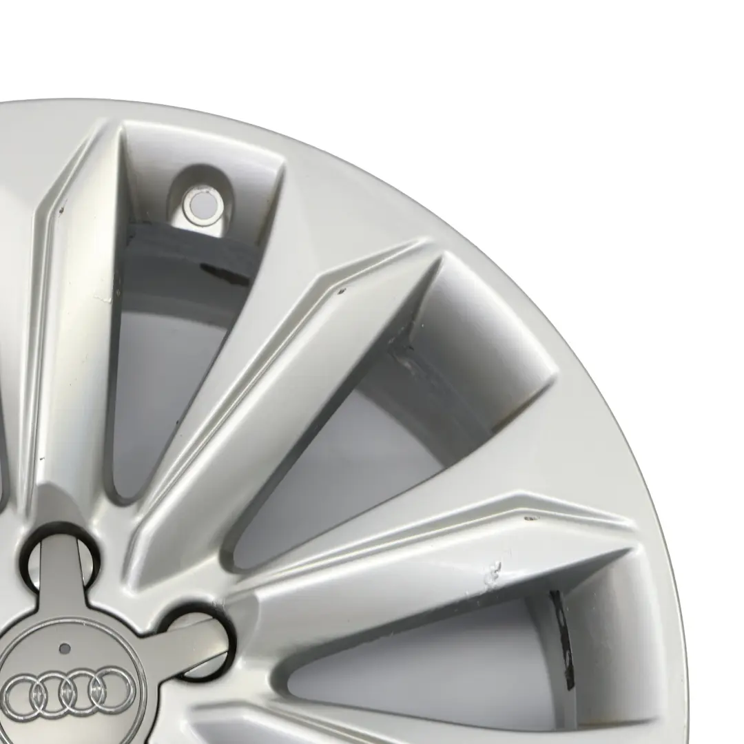 8K Silver Wheel Alloy Rim 18" 8J ET:26 Multi Spoke to Audi A4 B8 with Part number 8K9601025A Audi A4 B8 8K Silver Wheel Alloy Rim 18" 8J ET:26 Multi Spoke - SKU 8K9601025A-3 - Part number 8K9601025A
