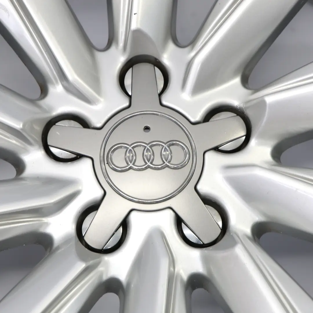 8K Silver Wheel Alloy Rim 18" 8J ET:26 Multi Spoke to Audi A4 B8 with Part number 8K9601025A Audi A4 B8 8K Silver Wheel Alloy Rim 18" 8J ET:26 Multi Spoke - SKU 8K9601025A-3 - Part number 8K9601025A