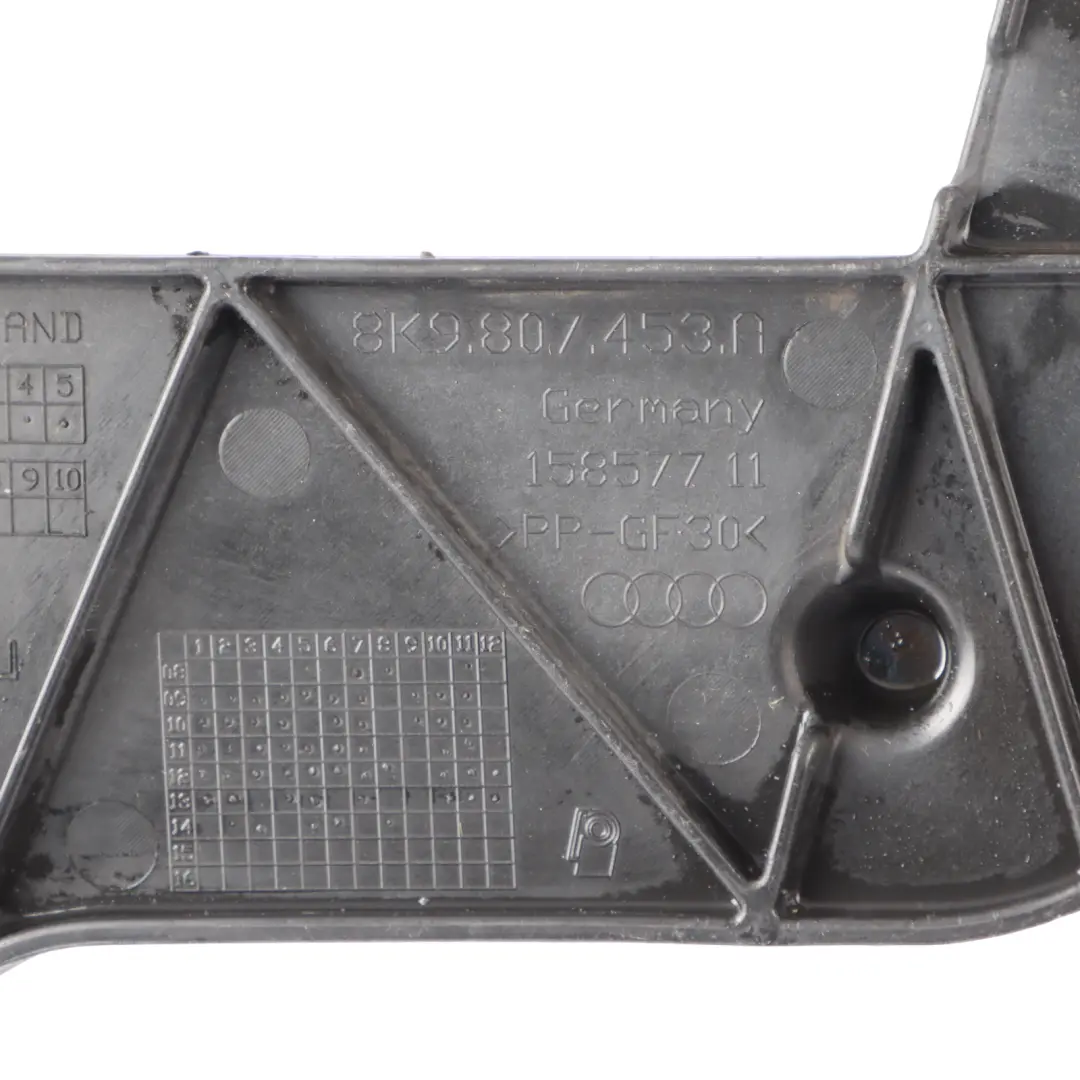 Bumper Mount Bracket Guide Support Rear Left N/S 8K9807453 to Audi A4 B8 Allroad with Part number 8K9807453A Audi A4 B8 Allroad Bumper Mount Bracket Guide Support Rear Left N/S 8K9807453 - SKU 8K9807453A - Part number 8K9807453A