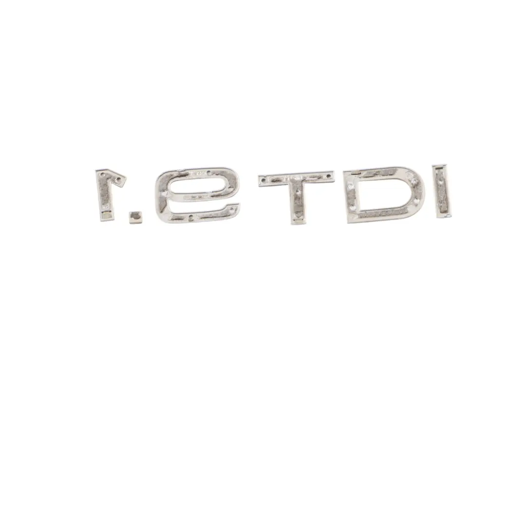 Boot Tail Gate Emblem 1.9 TDI Lettering Badge Chrom to Audi A4 B6 Rear with Part number 8L0853743K Audi A4 B6 Rear Boot Tail Gate Emblem 1.9 TDI Lettering Badge Chrom - SKU 8L0853743K - Part number 8L0853743K