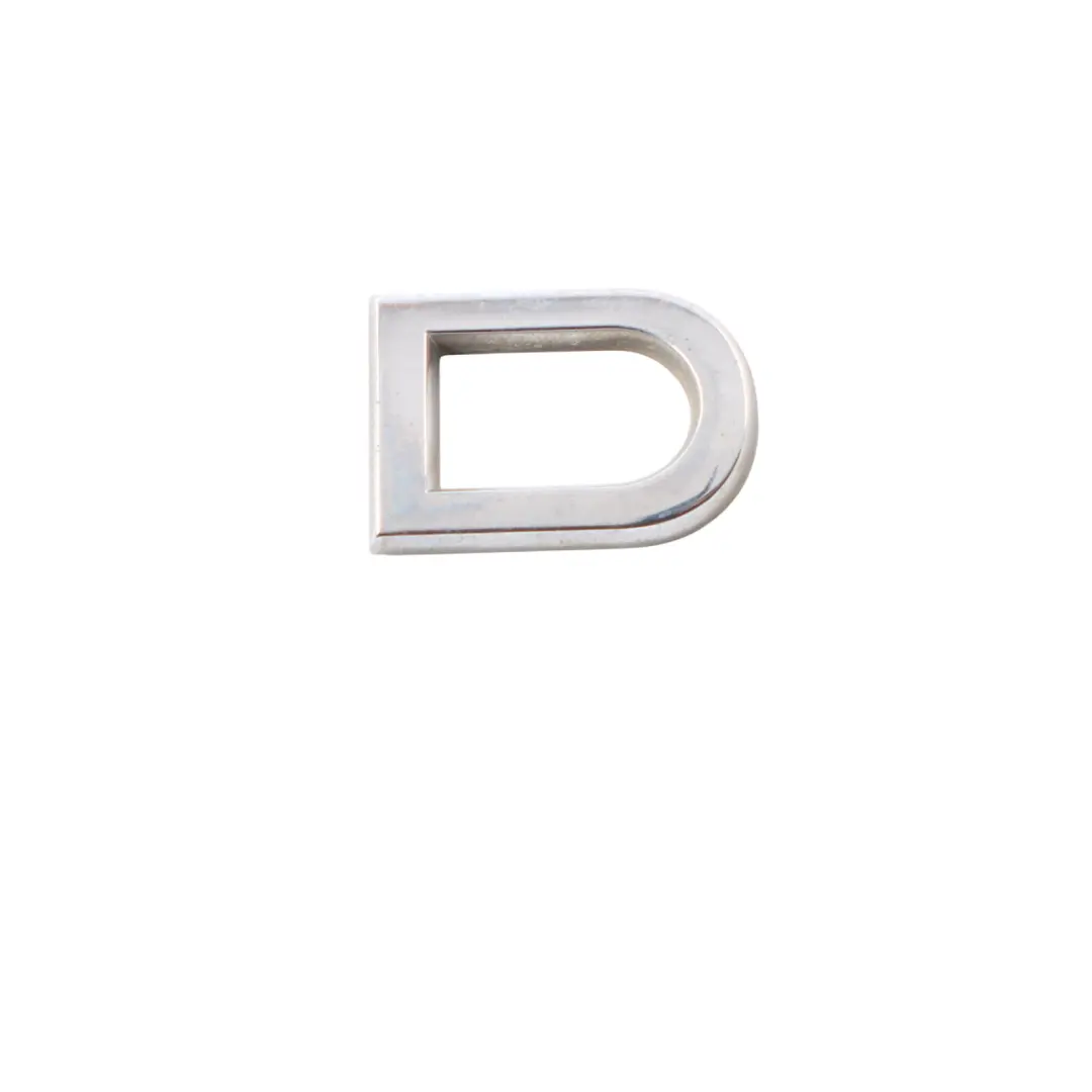 Audi A4 B6 Rear Boot Tail Gate Emblem 1.9 TDI Lettering Badge Chrom - SKU 8L0853743K - Part number 8L0853743K