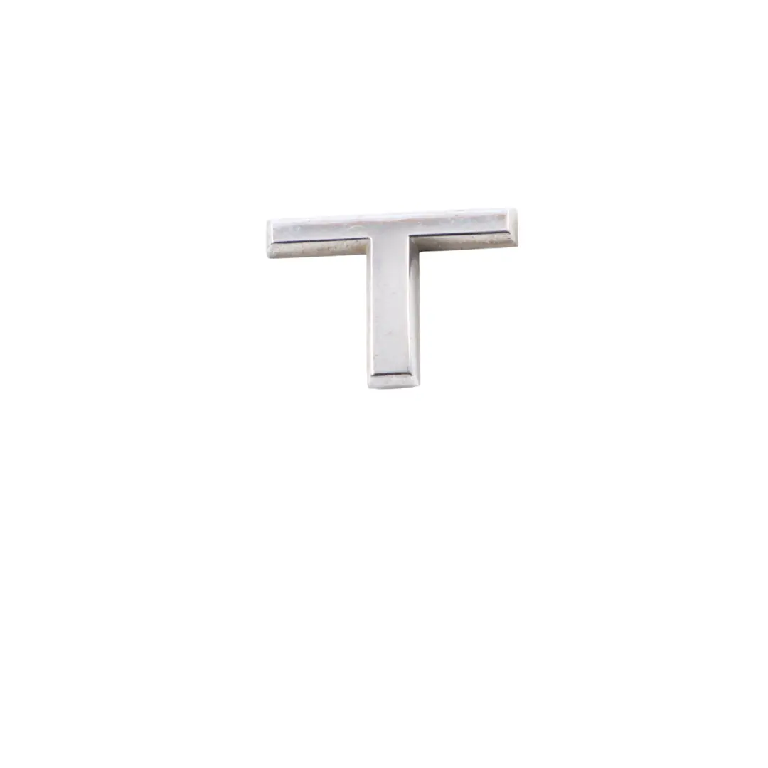 Audi A4 B6 Rear Boot Tail Gate Emblem 1.9 TDI Lettering Badge Chrom - SKU 8L0853743K - Part number 8L0853743K