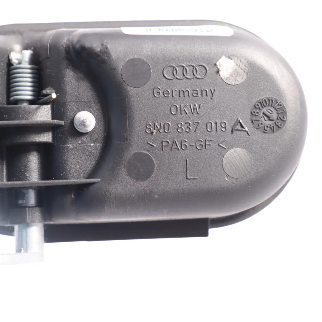 Audi TT 8N Poignée D'Ouverture Porte Avant Gauche Côté Conducteur - SKU 8N0837019A - Numéro de pièce 8N0837019A
