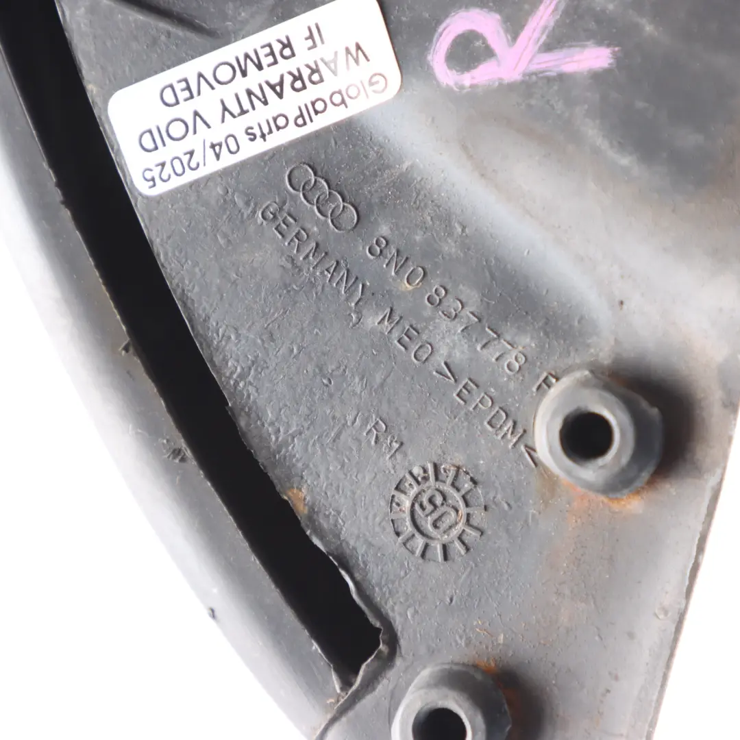 Mk1 8N Coupe Junta De Esquina De Puerta Trasera Derecha para Audi TT con número de pieza 8N0837778F Audi TT Mk1 8N Coupe Junta De Esquina De Puerta Trasera Derecha - SKU 8N0837778F - Número de pieza 8N0837778F