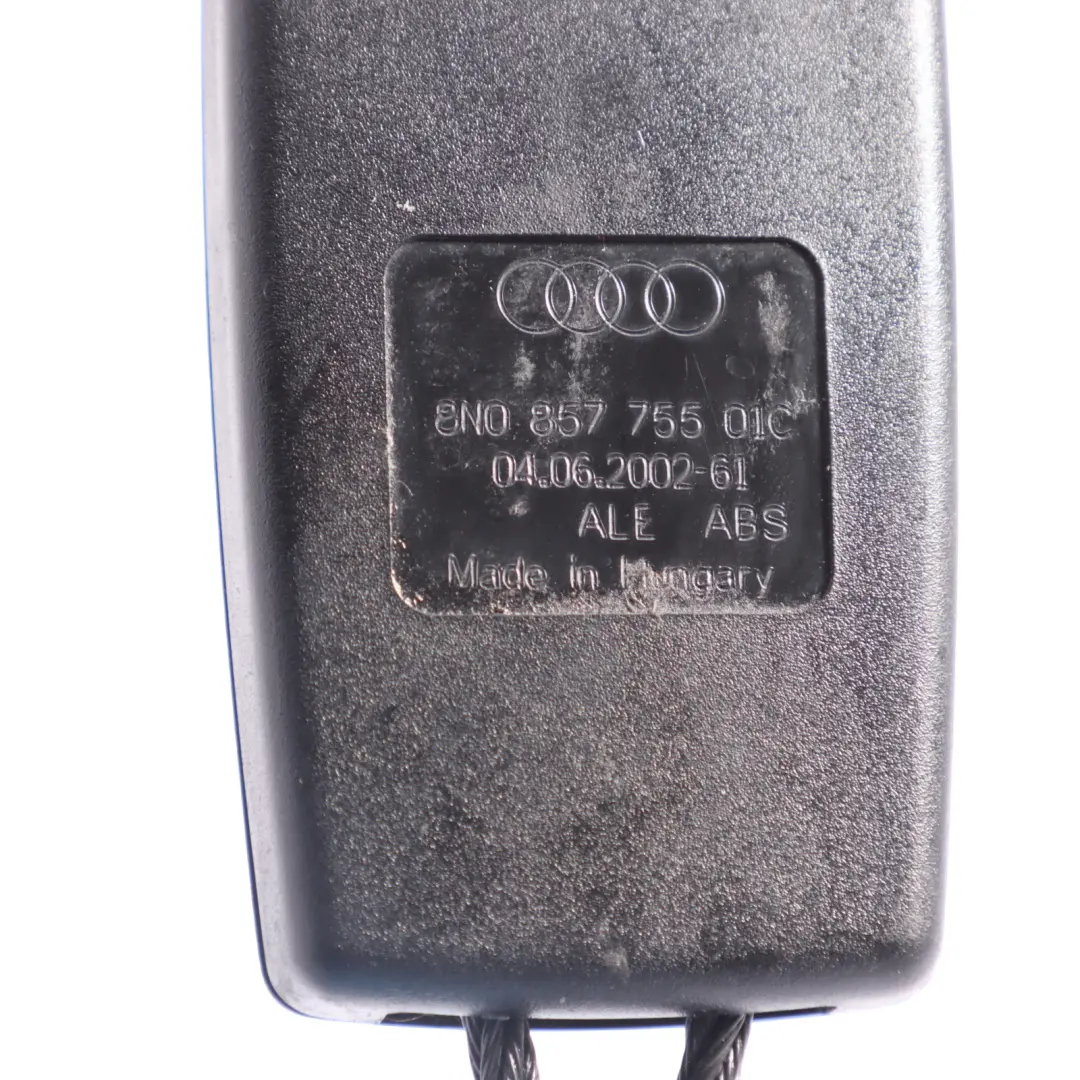 8N Hebilla Cinturón Seguridad Delantero Pestillo Izquierda Derecha para Audi TT con número de pieza 8N0857755 Audi TT 8N Hebilla Cinturón Seguridad Delantero Pestillo Izquierda Derecha - SKU 8N0857755 - Número de pieza 8N0857755
