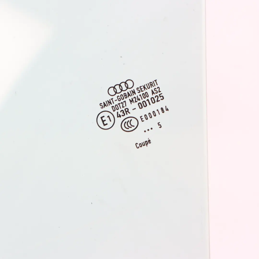 Audi TT 8N Coupé Vetro Quarto Anteriore AS2 Sinistro - SKU 8N8845113A - Numero di parte 8N8845113A