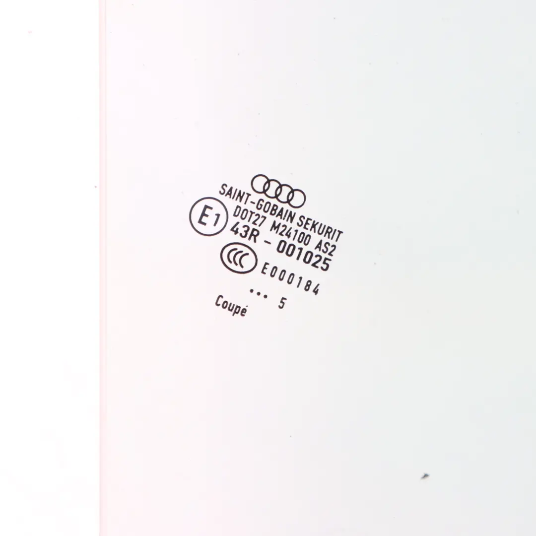 Audi TT 8N Mk1 Coupe Fenster Quartal Glas AS2 Vorne Rechts - SKU 8N8845114A - Teilenummer 8N8845114A