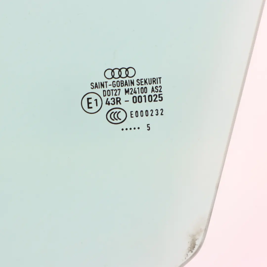 Audi TT 8N Mk1 Coupe Vordere Tür Fenster Glas AS2 Links - SKU 8N8845201A - Teilenummer 8N8845201A