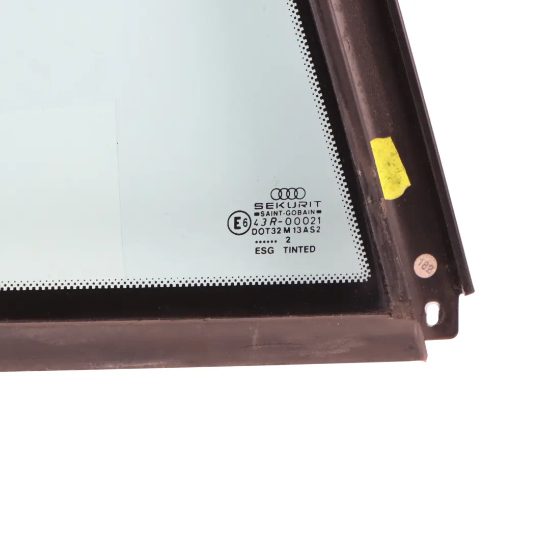 8N Rear Quarter Window Triangle Glass Right O/S Glass AS2 to Audi TT with Part number 8N8845300C Audi TT 8N Rear Quarter Window Triangle Glass Right O/S Glass AS2 - SKU 8N8845300C - Part number 8N8845300C