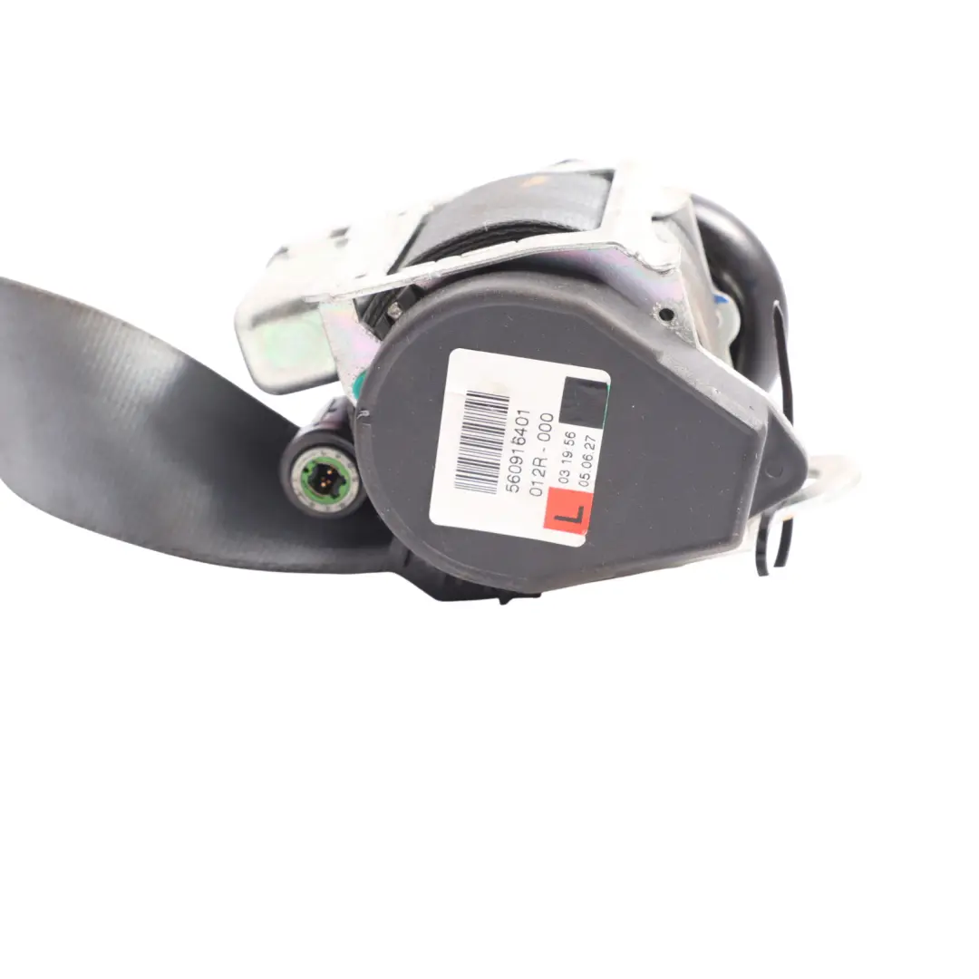 Audi TT 8N Seat Belt Front Left N/S Upper Seatbelt Black Grey - SKU 8N8857705G - Part number 8N8857705G