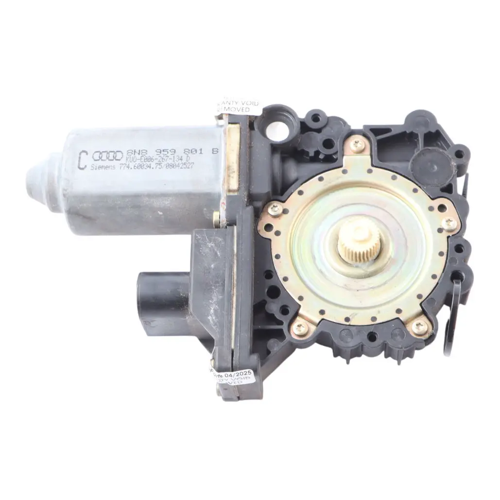 8N Window Lifter Motor Front Left Door N/S Control Drive to Audi TT with Part number 8N8959801B Audi TT 8N Window Lifter Motor Front Left Door N/S Control Drive - SKU 8N8959801B - Part number 8N8959801B