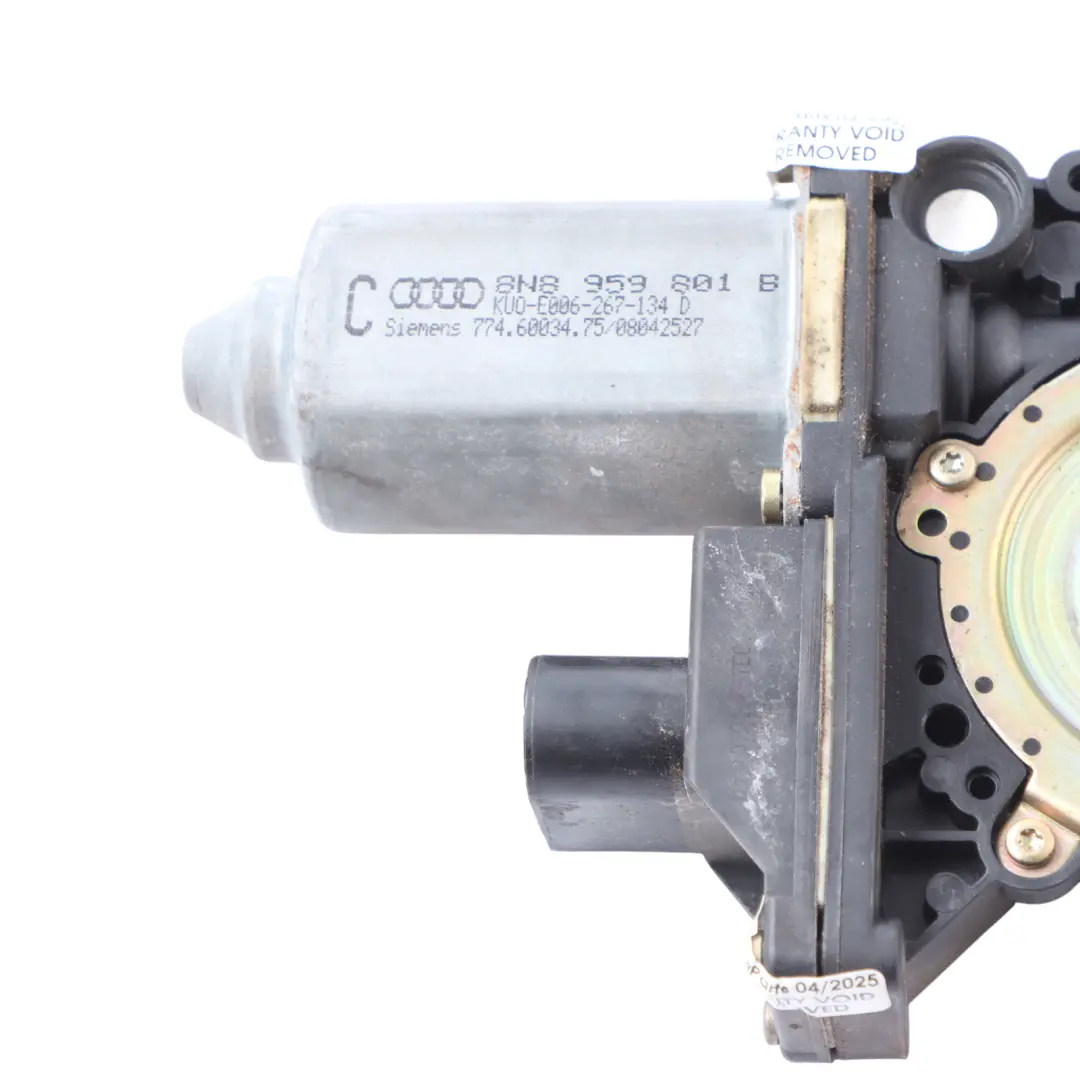 8N Window Lifter Motor Front Left Door N/S Control Drive to Audi TT with Part number 8N8959801B Audi TT 8N Window Lifter Motor Front Left Door N/S Control Drive - SKU 8N8959801B - Part number 8N8959801B