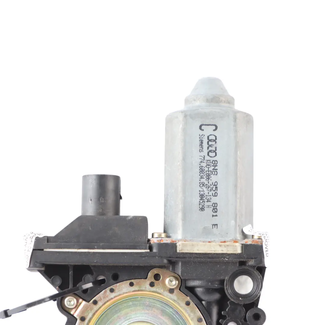 8N Window Lifter Motor Front Left Door N/S Control Drive to Audi TT with Part number 8N8959801E Audi TT 8N Window Lifter Motor Front Left Door N/S Control Drive - SKU 8N8959801E - Part number 8N8959801E
