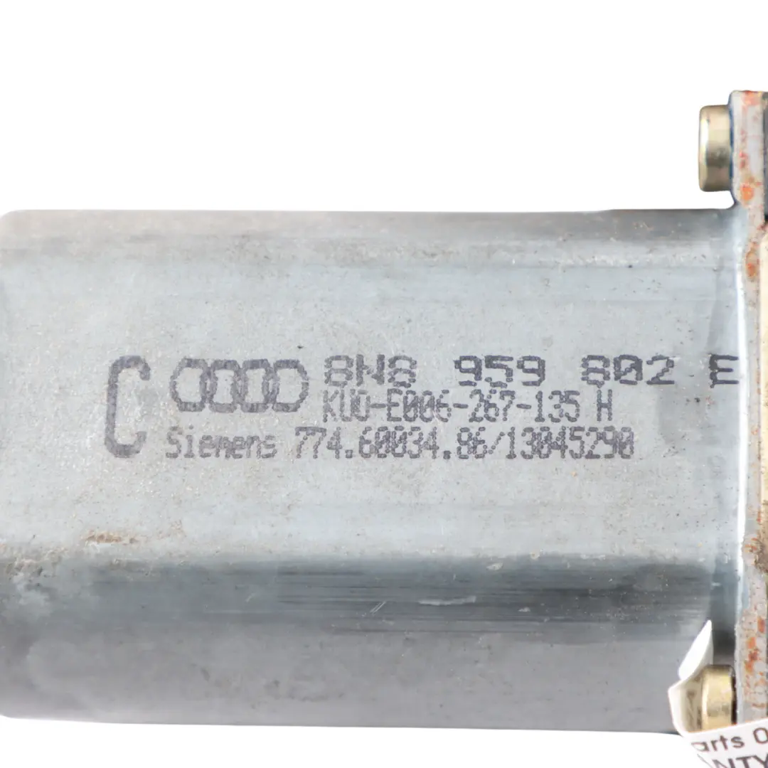 Motor Elevalunas Audi TT 8N Puerta Delantera Derecha Control Drive para con número de pieza 8N8959802E Motor Elevalunas Audi TT 8N Puerta Delantera Derecha Control Drive - SKU 8N8959802E - Número de pieza 8N8959802E