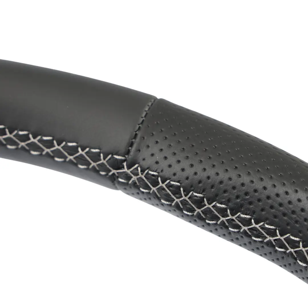 Leather Steering Wheel Flat Bottom to Audi A3 S3 8P NEW Black with Part number 8P0419091CR Audi A3 S3 8P NEW Black Leather Steering Wheel Flat Bottom - SKU 8P0419091CR-1 - Part number 8P0419091CR