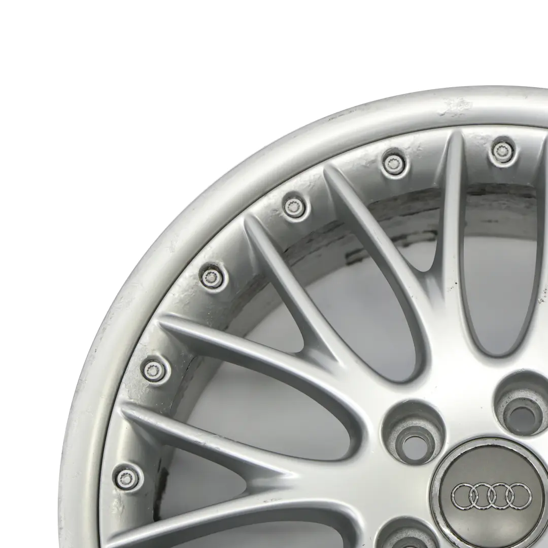 Jante Alliage Argent BBS 18" 7,5J ET:54 pour Audi A3 8P à propos du numéro de pièce 8P0601025AE Audi A3 8P Jante Alliage Argent BBS 18" 7,5J ET:54 - SKU 8P0601025AE-4 - Numéro de pièce 8P0601025AE
