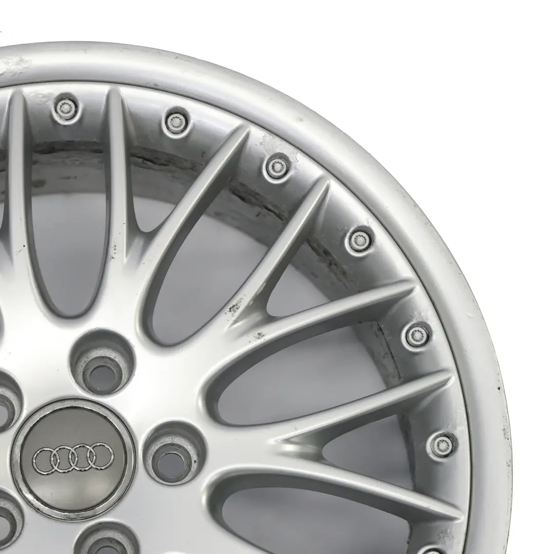 Alloy Rim BBS 18" 7,5J ET:54 to Audi A3 8P Silver Wheel with Part number 8P0601025AE Audi A3 8P Silver Wheel Alloy Rim BBS 18" 7,5J ET:54 - SKU 8P0601025AE-4 - Part number 8P0601025AE