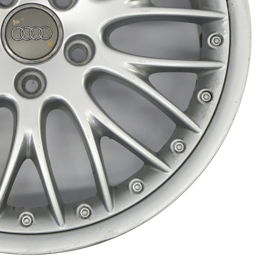 Llanta Aleación Plateada BBS 18" 7,5J ET:54 para Audi A3 8P con número de pieza 8P0601025AE Audi A3 8P Llanta Aleación Plateada BBS 18" 7,5J ET:54 - SKU 8P0601025AE-5 - Número de pieza 8P0601025AE